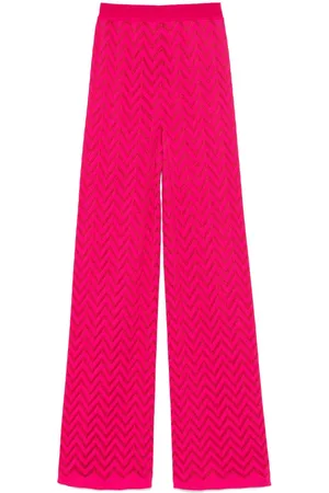 Missoni Pantalones con motivo en zigzag