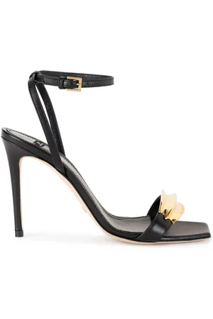 Elisabetta Franchi Sandalias con detalle de joyas