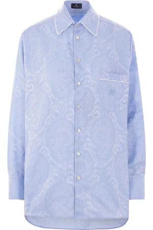 Etro Top de pijama con estampado de cachemira