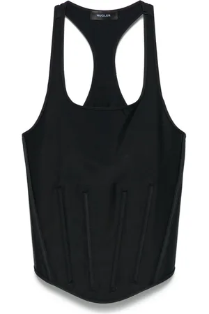 MUGLER Top estilo corsé