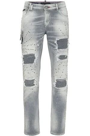 Philipp Plein Vaqueros con apliques