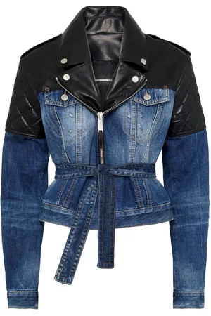 Dsquared2 Chaqueta vaquera con paneles