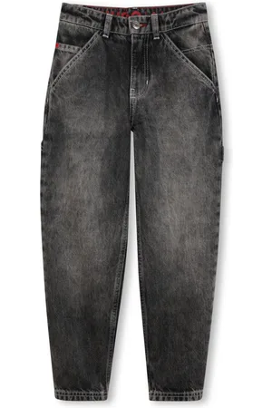 HUGO BOSS Pantalones ajustados con parche del logo