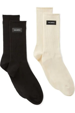 Karl Lagerfeld Pack de dos pares de calcetines K/Essential