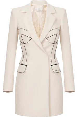 Elisabetta Franchi Vestido estilo blazer