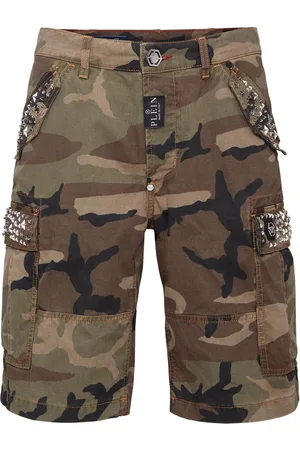 Philipp Plein Bermudas cargo con apliques
