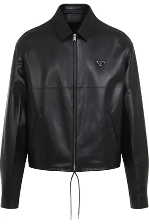Prada Chaqueta con logo triangular