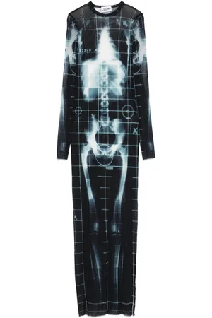 Jean Paul Gaultier Vestido largo Squeletor