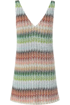 Missoni Vestido corto a rayas