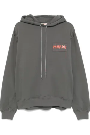 Marni Sudadera con capucha y parche del logo