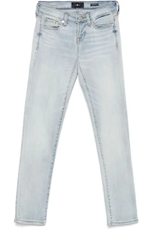 7 for all Mankind Vaqueros skinny de talle bajo