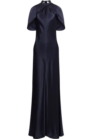 Alberta Ferretti Vestido largo drapeado