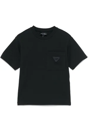 Emporio Armani Camiseta con logo bordado