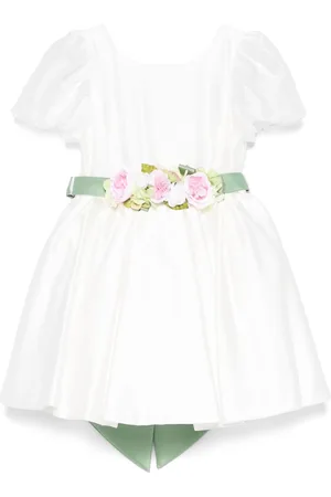 COLORICHIARI Vestido con apliques florales