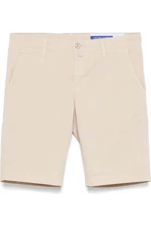 Jacob Cohen Bermudas chino con placa del logo