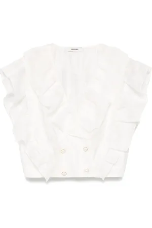 Sandro Blusa con volantes