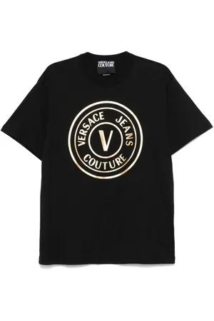 VERSACE Camiseta con emblema V