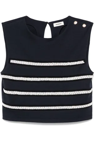 Sandro Top con detalle de cuentas