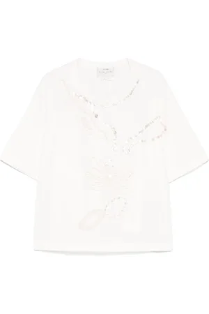 FORTE FORTE Camiseta con detalle de lentejuelas