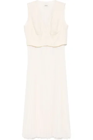 Sandro Vestido midi plisado