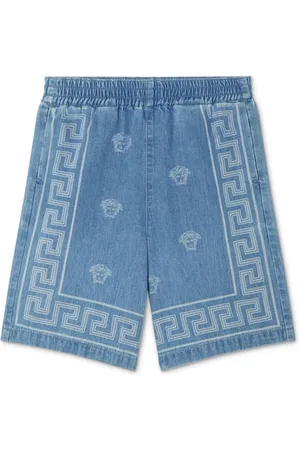 VERSACE Pantalones vaqueros cortos Medusa Bandana