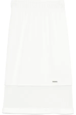 MONNALISA Falda con panel de malla