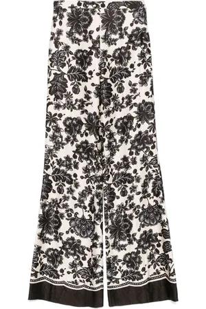 Sandro Pantalones con estampado floral