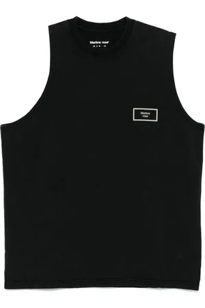 MARTINE ROSE Top con logo estampado
