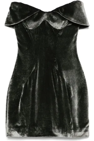 MUGLER Vestido corto con cierre oculto
