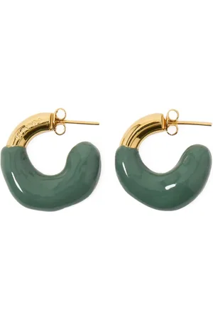 SUNNEI Pendientes de aro mini de goma