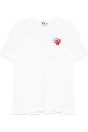 Comme des Garçons Camiseta con parche del logo