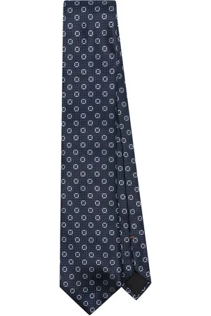 Ermenegildo Zegna Corbata con motivo geométrico