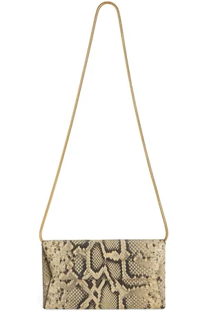 Jil Sander Bolso pequeño con estampado de piel de serpiente