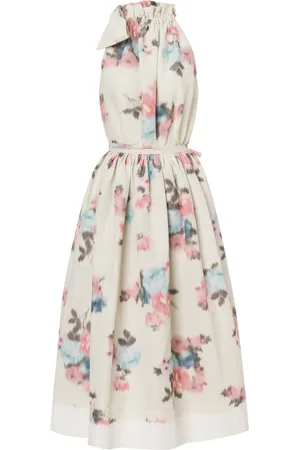 Serafini Vestido con estampado floral