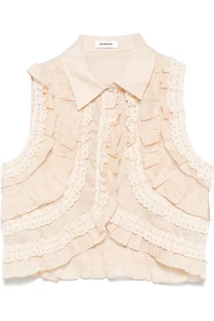 Sandro Blusa con volantes