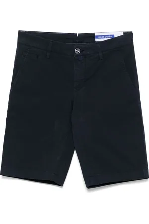 Jacob Cohen Bermudas chino con placa del logo