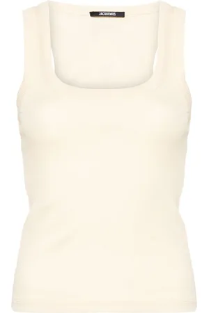 Jacquemus Chaleco con parche del logo