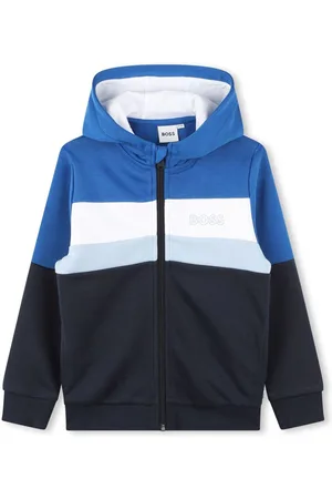 HUGO BOSS Sudadera a rayas con capucha