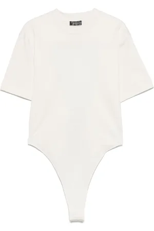 MUGLER Body estilo corsé con espalda abierta