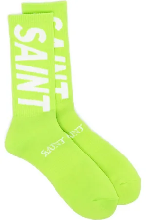 SAINT MXXXXXX Calcetines con logo en intarsia