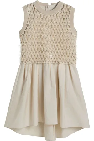 Brunello Cucinelli Vestido Dazzling bordado