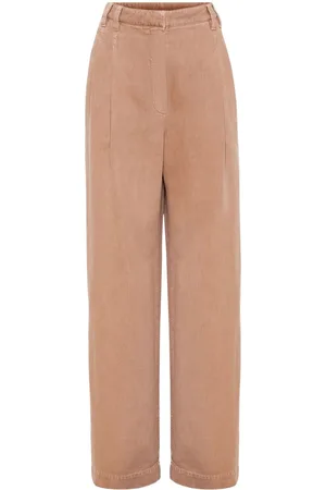 Brunello Cucinelli Pantalones anchos con pinzas