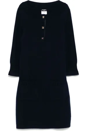 CHANEL Vestido de manga tres cuartos 2012-2013