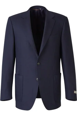 CANALI Blazer con bolsillos de parche