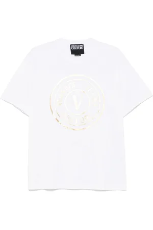 VERSACE Camiseta con emblema V