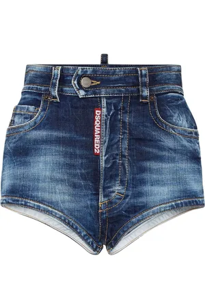 Dsquared2 Pantalones vaqueros cortos con efecto lavado