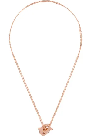 Salvatore Ferragamo Collar Double Gancini con colgante