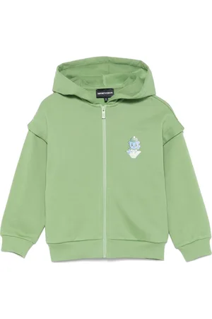 Emporio Armani Sudadera con detalle de parche y capucha