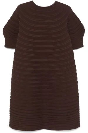 PLEATS PLEASE ISSEY MIYAKE Vestido midi de punto