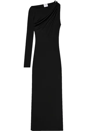 Courrèges Vestido largo asimétrico